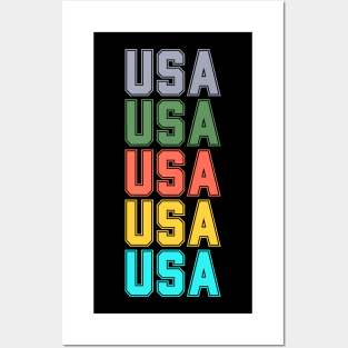 USA SPORT ATHLETIC TRNDY URBANWARE INDEPENDENCE DAY 4TH JULY Posters and Art